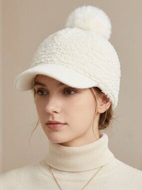 Ralph Lauren Knit Hat with Pom Pom